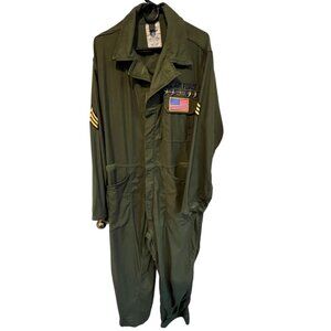 Vintage | Curated | Top Gun | Flight Suit | Costume | With WW2 Patches!